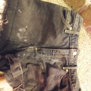 Hand dyed shorts